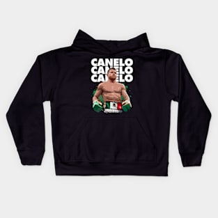 Canelo Alvarez boxing 8 Kids Hoodie